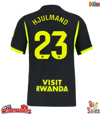 Atletico Madrid Morten Hjulmand #23 Replica Away Stadium Shirt 2026-27 Short Sleeve